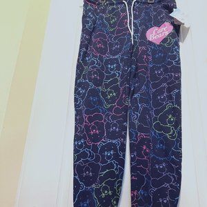 💙Care Bear Sweat Pants-Jogging-Work Out-Women's/Teens-Size Large-Drawstring-NWT